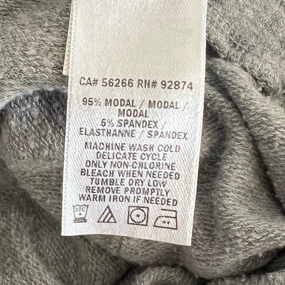 Splendid Joggers Sweatpants Pockets Heathered Gray B - Picture 6 of 16